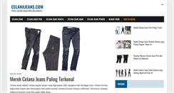 Desktop Screenshot of celanajeans.com